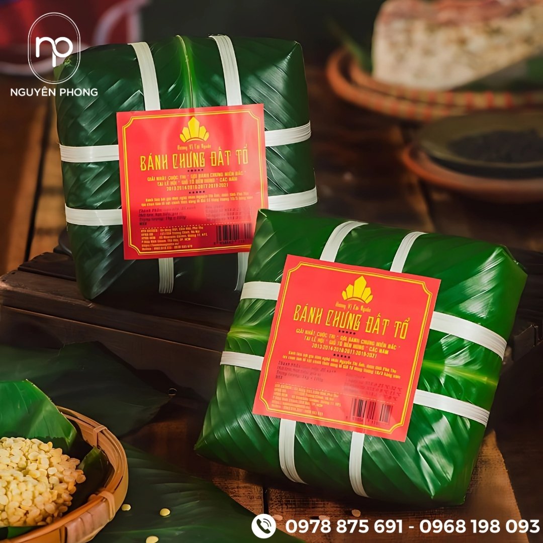 In tem bánh chưng đẹp, chuyên nghiệp – Nâng tầm thương hiệu ngày Tết